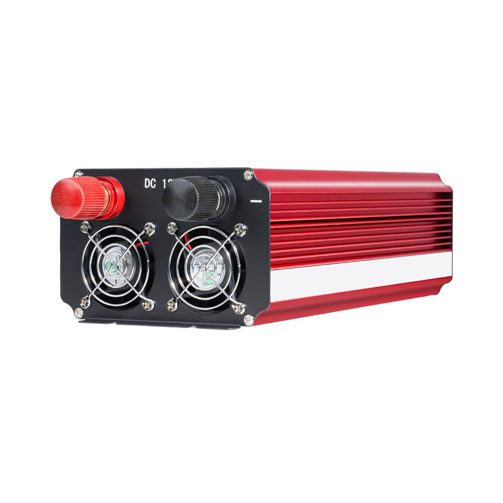 2500W Power Inverter DC 12V à AC 230V avec écran LCD 4 USB