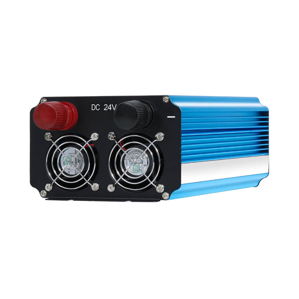 Lvyuan 1600 W reiner Sinus-Wechselrichter DC 12 V zu AC 110 V 120 V mit Fernbedienung, LCD-Display DC zu AC-Konverter