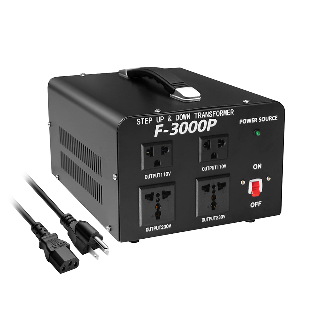 Power inverter 3000W Transformer Converter, 110V a 220V Step Up Voltage  Converter para secadores de cabelo Máquinas de cozinhar Panelas de arroz,  Boost Power Converter 110v a 220v, transformador elev : 