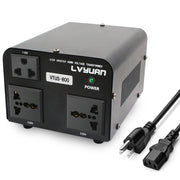 LVYUAN 800-Watt-Leistungswandler von 110 V Wechselstrom auf 220 V, Aufwärts- und Abwärtstransformator