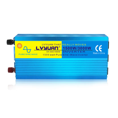 LVYUAN 1500 W reiner Sinuswellen-Wechselrichter 12 V bis 110 V DC zu AC mit LED-Anzeige DC zu AC-Konverter